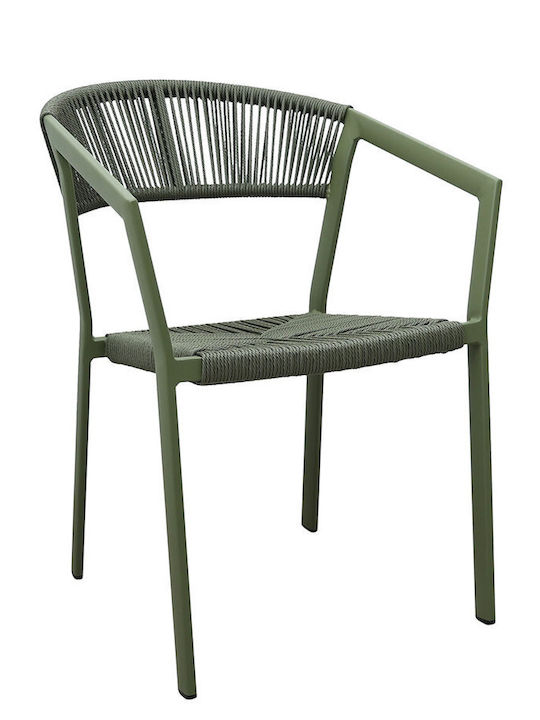 Varossi Gartenstühle Aluminium Beluga Grün 56x6...