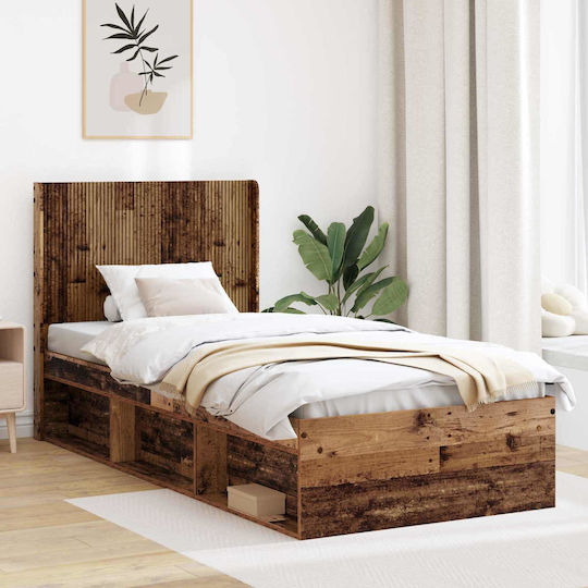 vidaXL Wooden Bed Headboard Brown 97x100cm