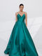 Summer Maxi Dress for Wedding / Christening Satin Elegant