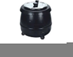 Temno Commercial Grade Black Soup Bowl 10lt