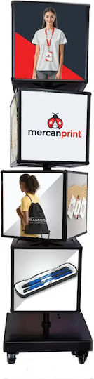 Product Display Stand Rotating 32cm Advertising Column 4