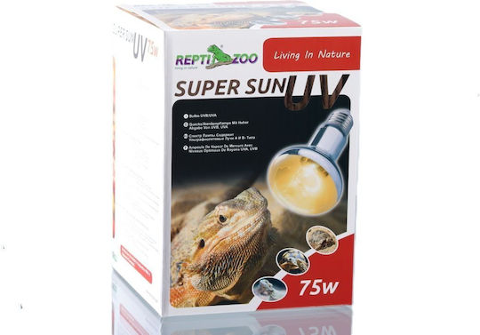 Repti-Zoo D3 Super Sun Uva Uvb Lamp 75 Watt
