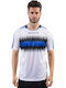 Αθλητικό T-shirt White/black/blue