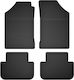 Car Rubber Mats Set 4 Pcs Universal Volvo S90 I Sedan 1997-1998