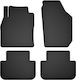 Car Rubber Mats Set 4 Pcs Universal Fiat Freemont 7 Seats 2011-2016