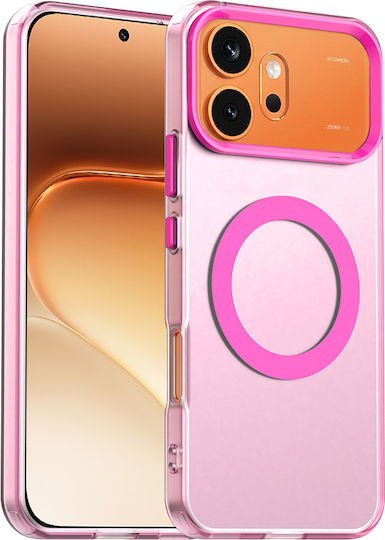 Techsuit Plastic Silicone Bumper Pink Honor 600