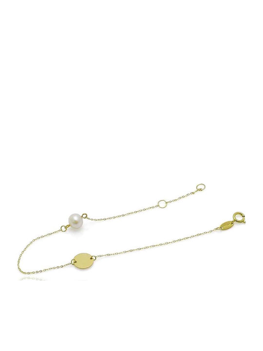 Gatsa Women's 9K Gold Bracelet with Pearls