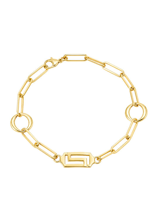 Damen Armband Kette Aus Gold 9K 18cm