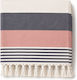 Morena Spain Orange Beach Towel with Fringes 100x173cm SM-MATI-26TW-SOMON