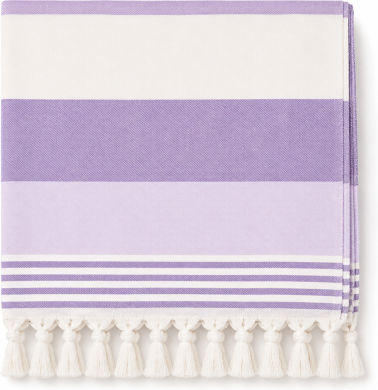 Morena Spain Purple Beach Towel with Fringes 100x173cm SM-MATI-26TW-PURPLE