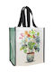 Τσαντα Shopping Bug Art 26x31cm Plantes Λευκη Scpr59g06