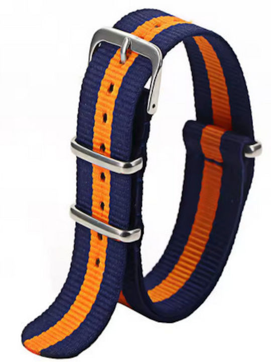Curea Fabric Benzile Nato Albastră 22mm