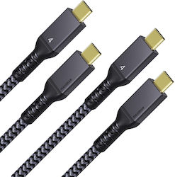 Καλώδιο Thunderbolt 4 Maxonar 1,6 M 2 Τεμάχια 40 Gb S 100 W 8k Usb4 Usb-c Καλώδιο Thunderbolt 4 Maxonar 1,6 M 2 Τεμάχια 40 Gb S 100 W 8k Usb4 Usb-c