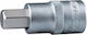 1/2 Socket Bit Hex Screws Short