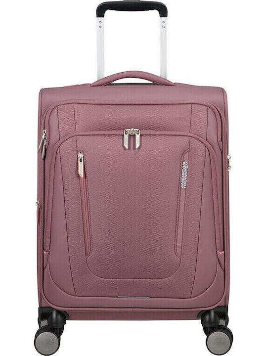 American Tourister Wanderlite Βαλίτσα Ταξιδίου Καμπίνας Galactic Mauve Ύψους 55εκ.