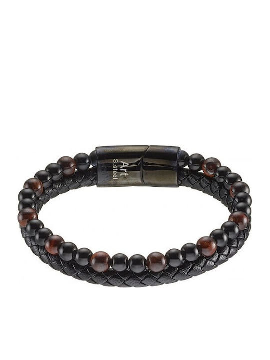 Art Collection Herren Leder Armband