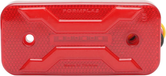 Led Neon Effect Marker Light 2 Functions 12v 24v Red 30led 110mm X 52mm X 16mm