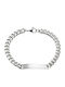 Art Collection Men's Handcuff Bracelet Made of Stainless Steel