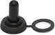 Set 10 Waterproof Silicone Covers Toggle Switch Dust Water Protection Black Set 10 Pieces