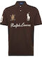 Polo Short Sleeve Blouse Dark Brown