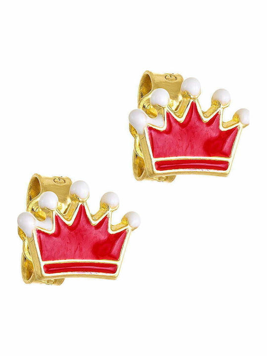 Ioannis Kosmima Kids Earrings Studs Made of 9K Gold