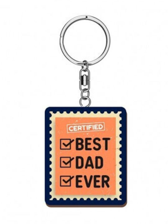 Μπρελόκ Ξύλινο Best Dad Ever Wooden Keyring K3607 Global Journey Gifts 5035743036073