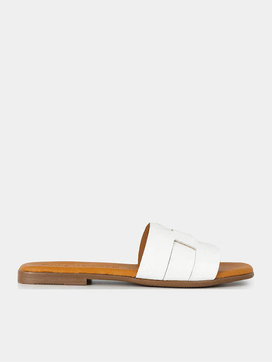 Leather Women's Anatomic White Sandals