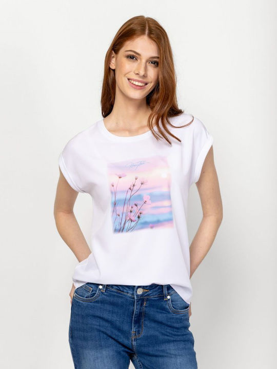 Heavy Tools Γυναικείο T-shirt Sunset