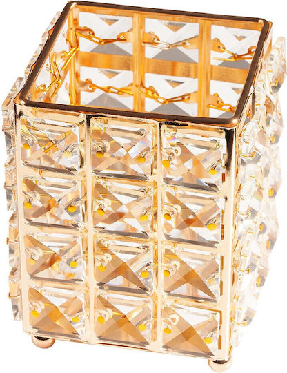 Crystal Star Gold Nageldesign Pinselhalter Luxorise