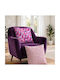 Oxygen Decorative Pillow Case Pink Neon Pink 45x45cm