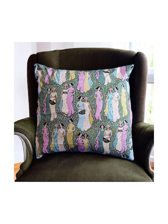 Oxygen Калъф За Възглавница Chic Ladies Многоцветен 45x45см