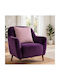 Oxygen Decorative Pillow Case Purple Rose Gardens Purple 45x45cm