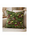 Oxygen Decorative Pillow Case Green Houses Green 45x45cm