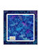 Oxygen Decorative Pillow Case Blue Levelled Blue 45x45cm