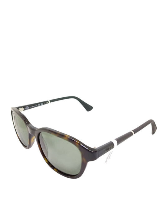 Men's Sunglasses with Horn-Rimmed Frame Pure Grey Polarized
