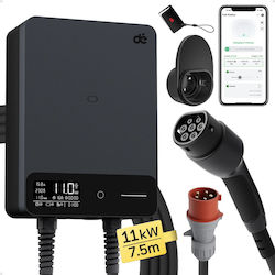 Wallbox Επιτοίχιος Σταθμός Φόρτισης 11kW με Ενσωματωμένο Καλώδιο Type 2