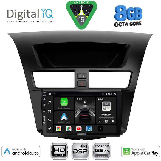 Digital IQ Ηχοσύστημα Αυτοκινήτου για Mazda BT-50 2012-2019 (Bluetooth/USB/WiFi/GPS/Apple-Carplay/Android-Auto) με Οθόνη Αφής 9"