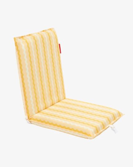 Flamingueo Beach Chair Yellow Waterproof 103x45x7cm