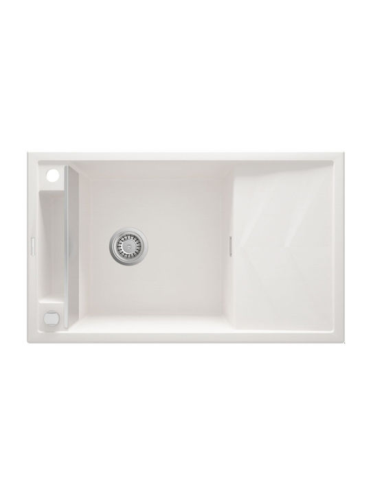 Deante Подплотен Кухненски Мивка Inox със Смесител 50x82см Сива