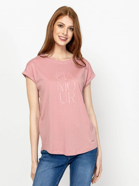 Heavy Tools Γυναικείο T-shirt Blush