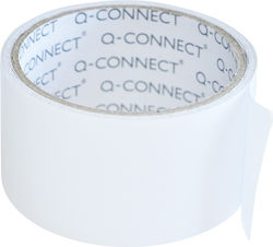 Q-Connect Bandă Adezivă Dublă Față-Verso Albă 5mx50mm