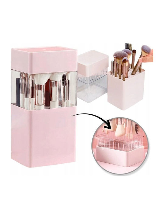 ecarla Cosmetics Organization Base With Pink Dividers 22x10.5x8cm