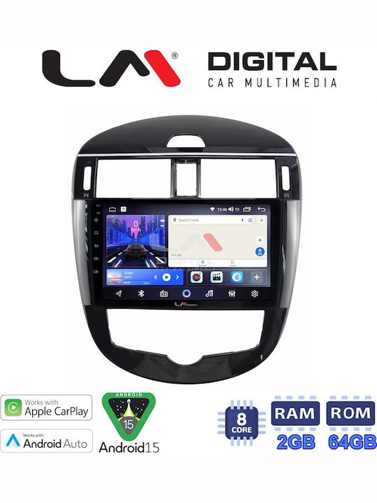 LM Digital Car Audio System for Nissan Pulsar 2013 2018 with Clima Bluetooth USB Wi-Fi GPS Apple CarPlay Android Auto