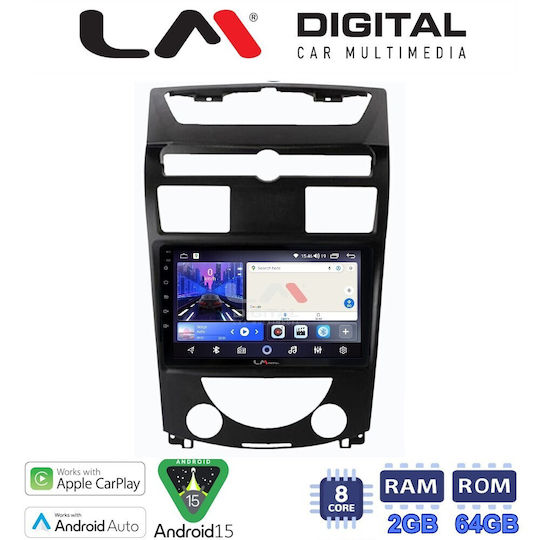 LM Digital Car Audio System for SsangYong Rexton 2006>2017 Bluetooth USB Wi-Fi GPS Apple CarPlay Android Auto