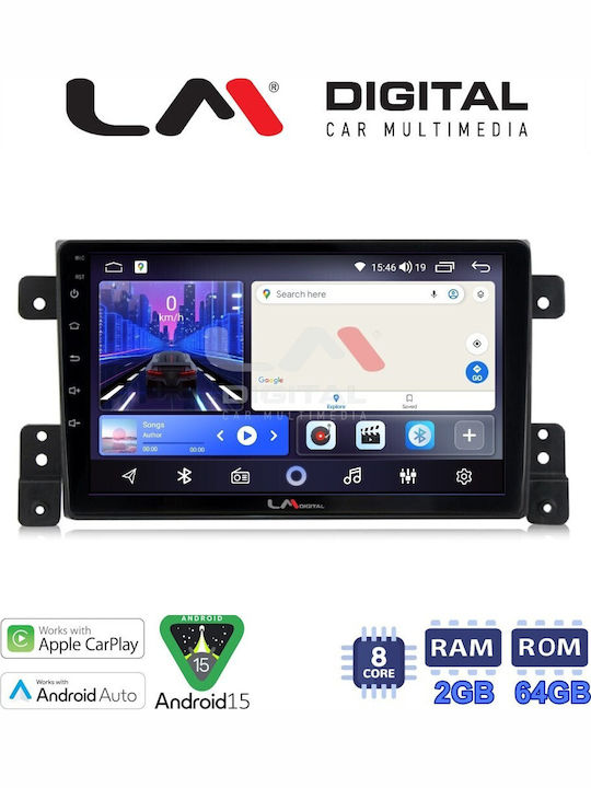 LM Digital Auto-Audiosysteme für Suzuki Großer Vitara / Vitara 2005>2015 Bluetooth USB Eingebautes Wi-Fi GPS Apple CarPlay Android Auto