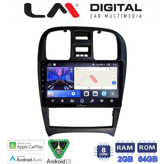 LM Digital Sistem Audio Auto Pentru Hyundai Sonata 2000 2006 Bluetooth USB Wi-Fi GPS Apple CarPlay Android Auto