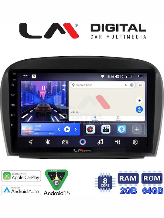 LM Digital Car Audio System for Mercedes-Benz SL 2009 2014 Bluetooth USB Wi-Fi GPS Apple CarPlay Android Auto
