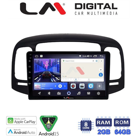 LM Digital Car Audio System for Hyundai Accent / Sonata 2006 2012 Bluetooth USB Wi-Fi GPS Apple CarPlay Android Auto