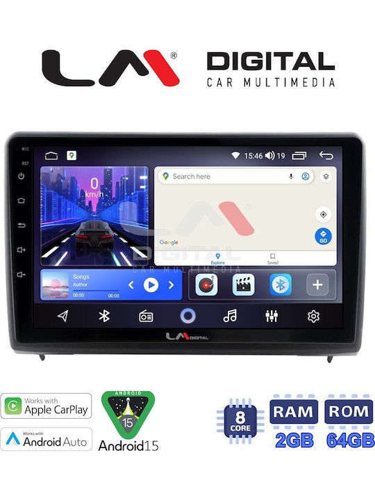 LM Digital Car Audio System for Ford EcoSport 2019 Bluetooth USB Built-in Wi-Fi GPS Apple CarPlay Android Auto