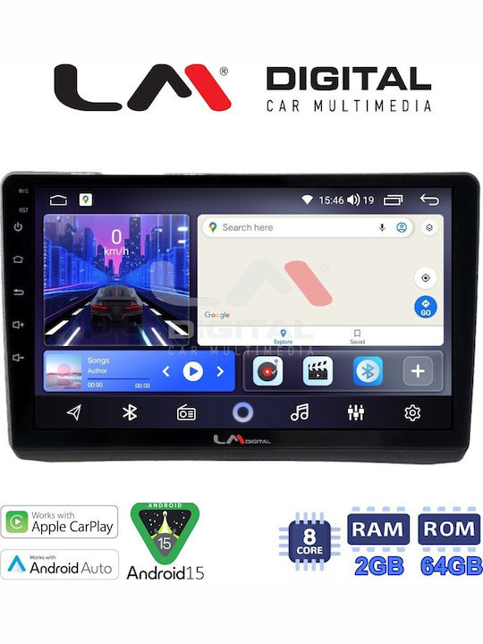 LM Digital Car Audio System for Opel Vivaro Renault Trafic Nissan Primastar 2002 2009 Bluetooth USB Wi-Fi GPS Apple CarPlay Android Auto
